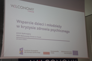 prezentacja wyświetlana na ekranie