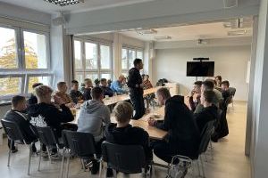 Spotkanie z młodzieżą z MOW Bielice