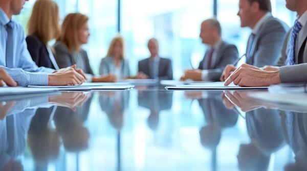 Ludzie siedzący przy stole