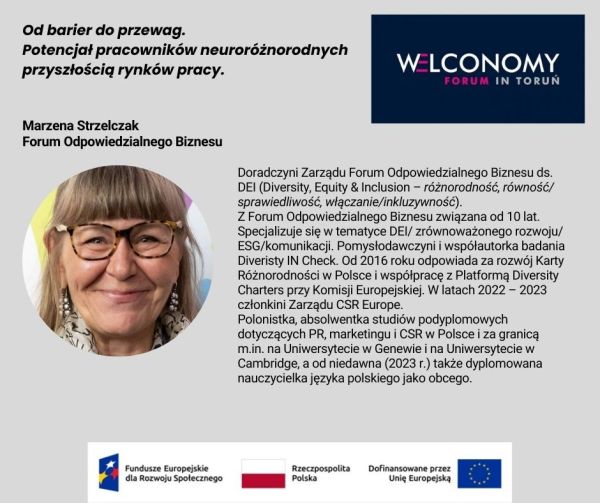 Sylwetka uczestnika panelu ROPS na Welconomy Toruń