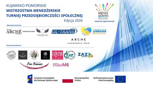Patroni i partnerzy Turnieju Przedsiębiorczości Społecznej 2026