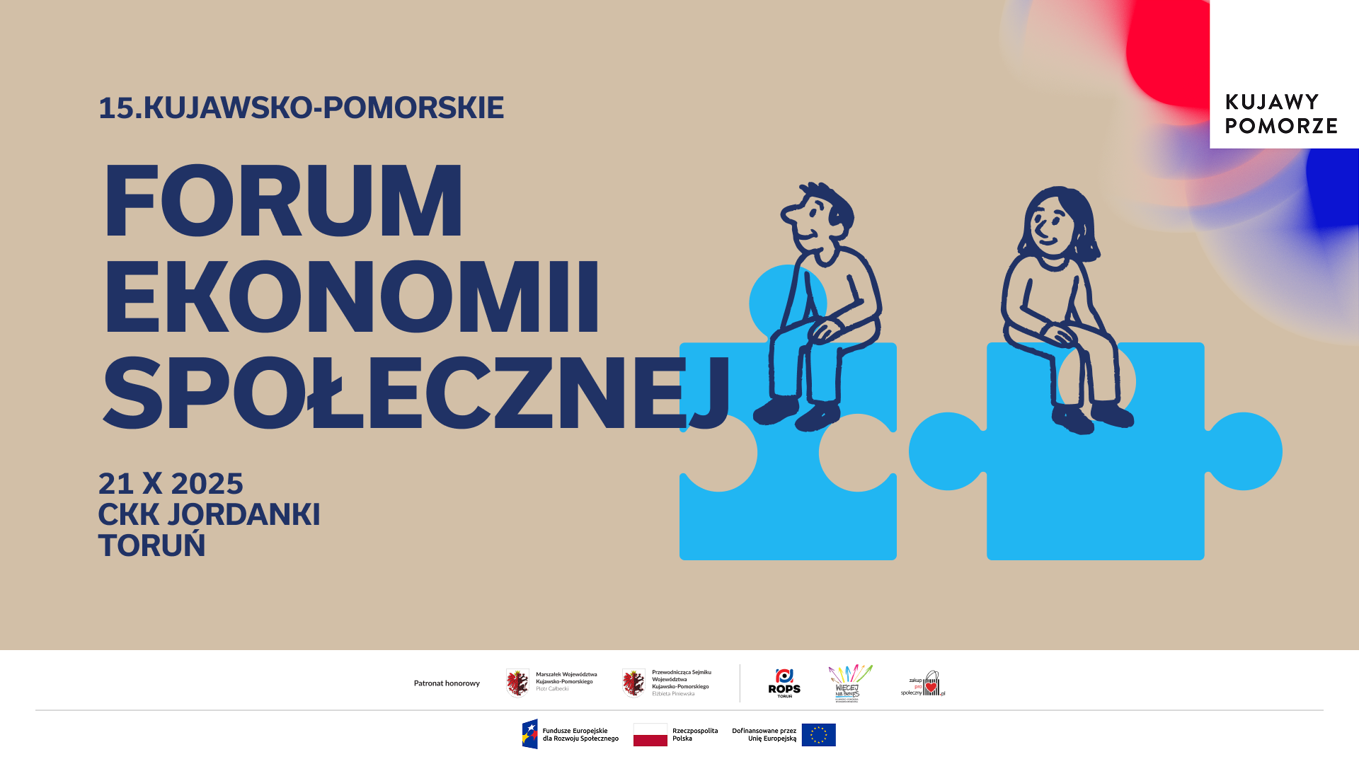 Goście i eksperci 15. Forum Ekonomii Społecznej w Toruniu. Zapraszamy już 21 października!